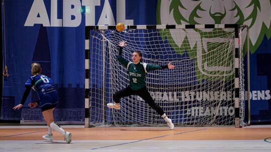 Starke Reaktion: Chantal Scheibe hat bereits bewiesen, was sie so draufhat. Foto: Denni Theurer