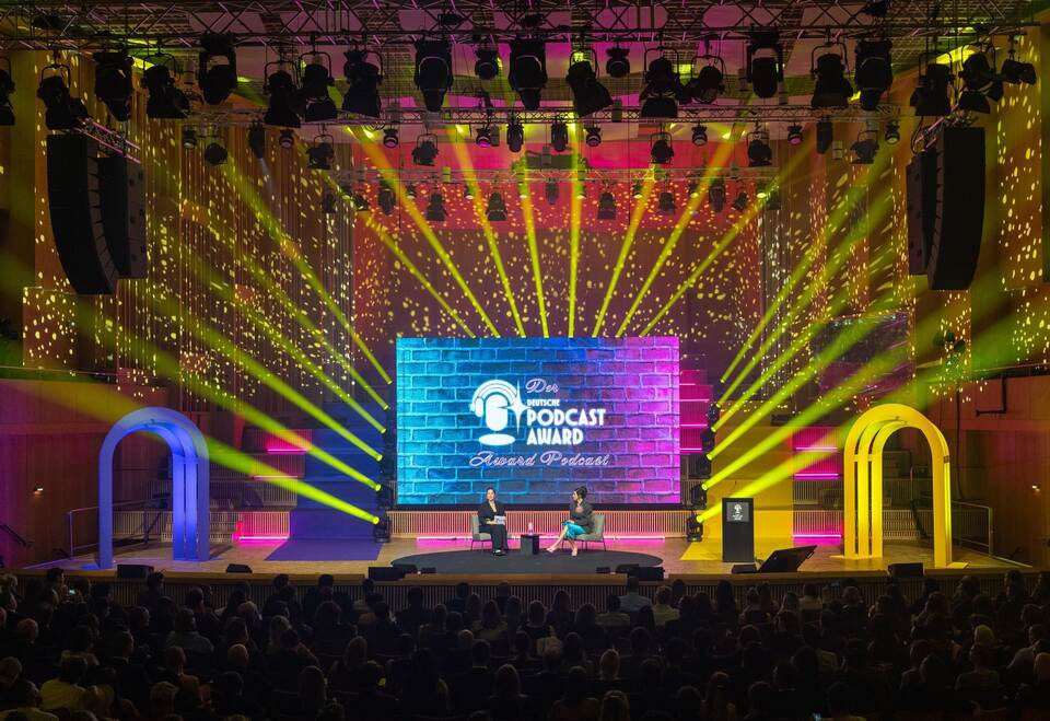Verleihung des Deutschen Podcast Awards