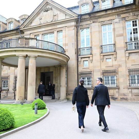 Cem Özdemir in Villa Reitzenstein
