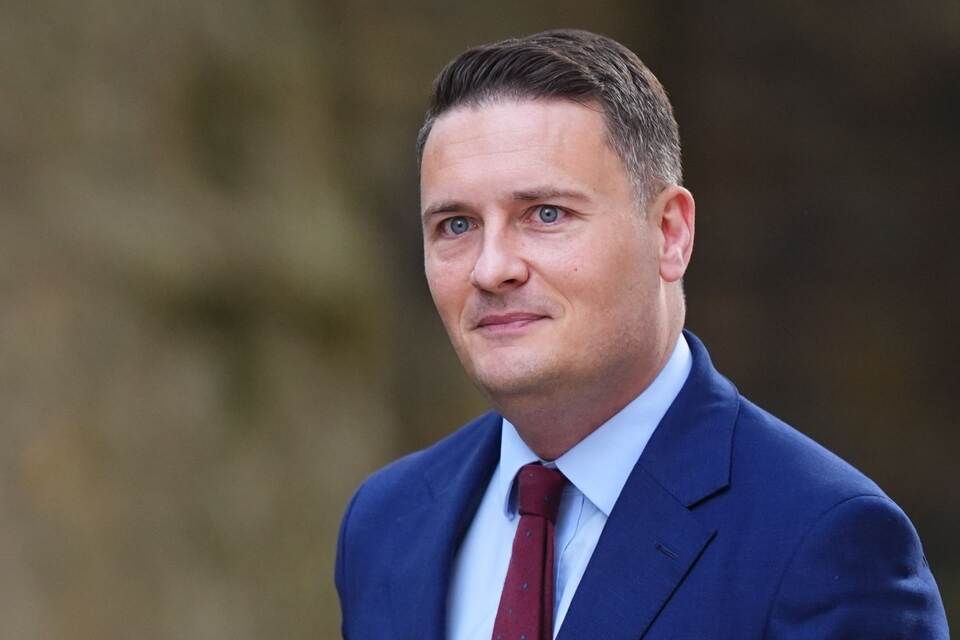 Der britische Gesundheitsminister Wes Streeting Der britische Gesundheitsminister Wes Streeting