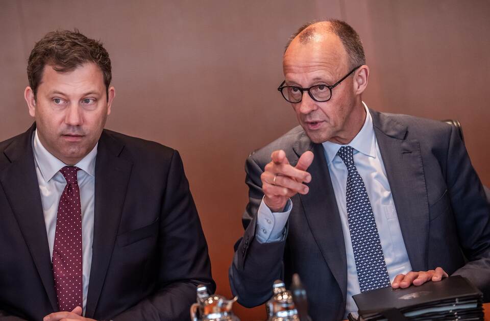Lars Klingbeil und Friedrich Merz