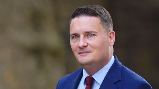 Der britische Gesundheitsminister Wes Streeting Der britische Gesundheitsminister Wes Streeting