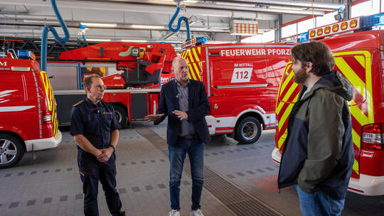 Feuerwehr Vorbereitungen Freitag