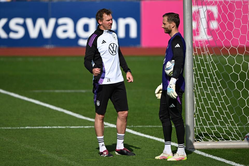 Julian Nagelsmann und Oliver Baumann