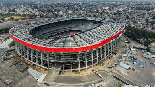 Fußball-WM 2026 - Renovierungsarbeiten Banorte Stadion Fußball-WM 2026 - Renovierungsarbeiten Banorte Stadion