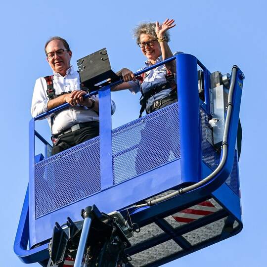 Sommerreise Innenminister Dobrindt - THW