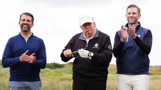 US-Präsident Trump in Schottland US-Präsident Trump in Schottland