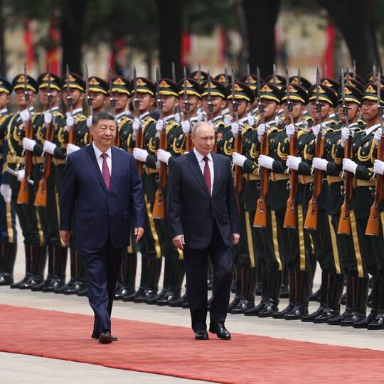 Russlands Präsident Putin in Peking