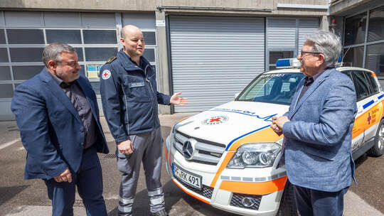 Die Helfer-vor-Ort-Gruppen (HvO) bilden im System der Rettungsdienste einen unverzichtbaren Bestandteil. Über ihre wichtige Arbe DRK Helfer vor Ort