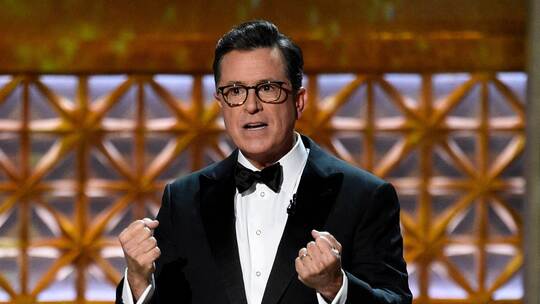 US-Moderator Stephen Colbert US-Moderator Stephen Colbert