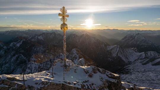 Zugspitz-Gipfelkreuz
