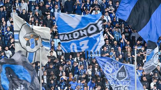 Fanblock des SV Waldhof Mannheim Fanblock des SV Waldhof Mannheim