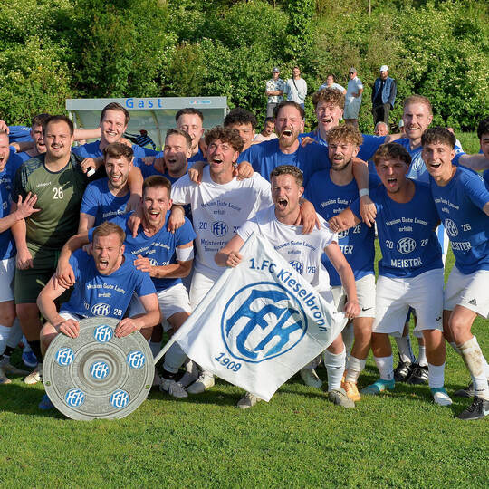 Die Mannen des FC Kieselbronn sichern sich die Meisterschaft – und den Kreisliga-Aufstieg. Michael Ripberger