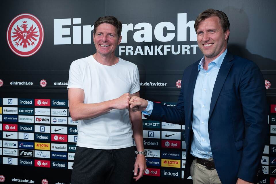 Oliver Glasner und Markus Krösche Oliver Glasner und Markus Krösche