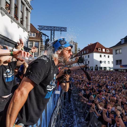 Bundesliga-Aufstiegsfeier des SC Paderborn 07