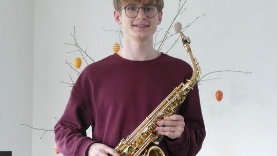 Gemeinsam mit drei weiteren Musikern geht es für Max Gindele Ende Mai nach München. Fux