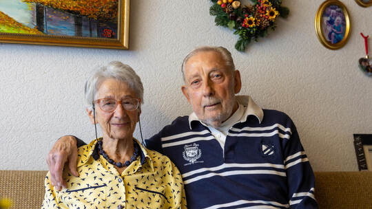 Ingrid und Helmut Meißner feiern die Diamantene Hochzeit und damit 60 Jahre gemeinsame Ehe. Röhr