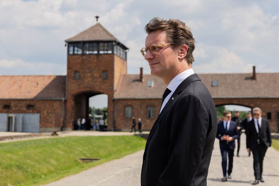 Ministerpräsident Wüst in Auschwitz Ministerpräsident Wüst in Auschwitz