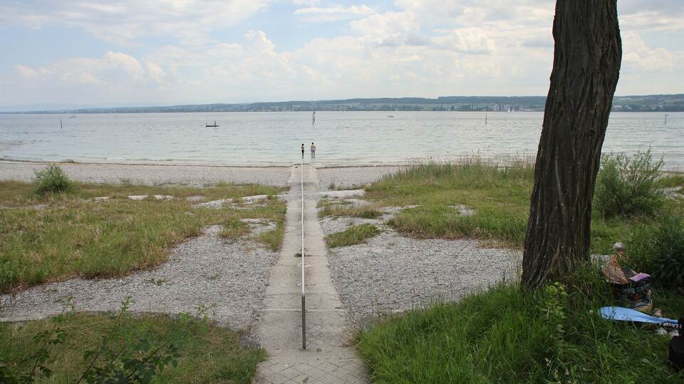Niedrigwasser Bodensee