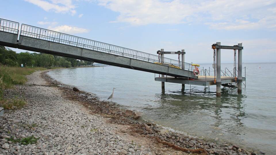 Niedrigwasser Bodensee