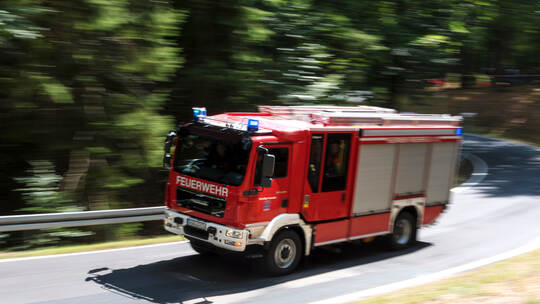 Eiliger Feuerwehreinsatz
