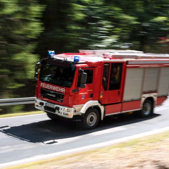 Eiliger Feuerwehreinsatz