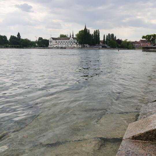 Niedrigwasser Bodensee