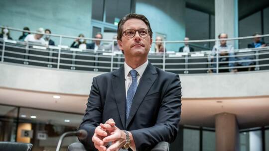 Andreas Scheuer beim Maut-Untersuchungsausschuss Andreas Scheuer beim Maut-Untersuchungsausschuss
