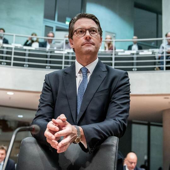 Andreas Scheuer beim Maut-Untersuchungsausschuss