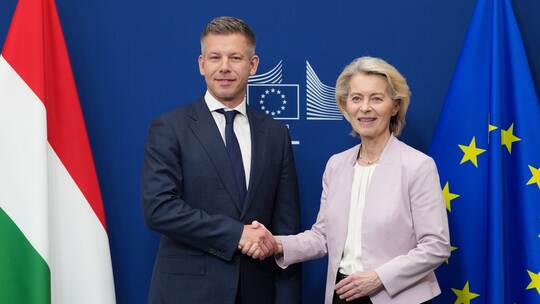 Ungarns neuer Ministerpräsident Magyar in Brüssel