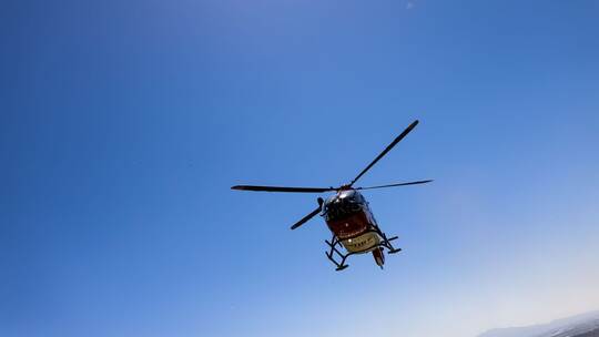 Ein Rettungshubschrauber