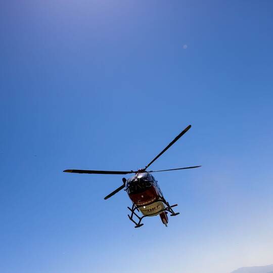 Ein Rettungshubschrauber