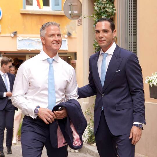 Ralf Schumacher sagt in Saint-Tropez Ja Ralf Schumacher sagt in Saint-Tropez Ja