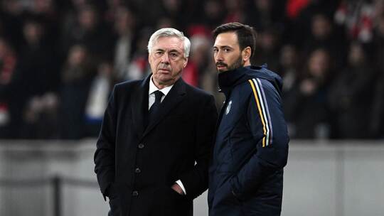 Davide Ancelotti (r) und Carlo Ancelotti Davide Ancelotti (r) und Carlo Ancelotti