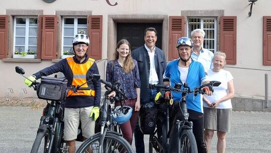 Freuen sich auf das Abenteuer: Wolfgang Frommer, Frauke Schütz, Aaron Treut, Jürgen Wörsinger, Martin Ehlers, Muriel Lauersdorf