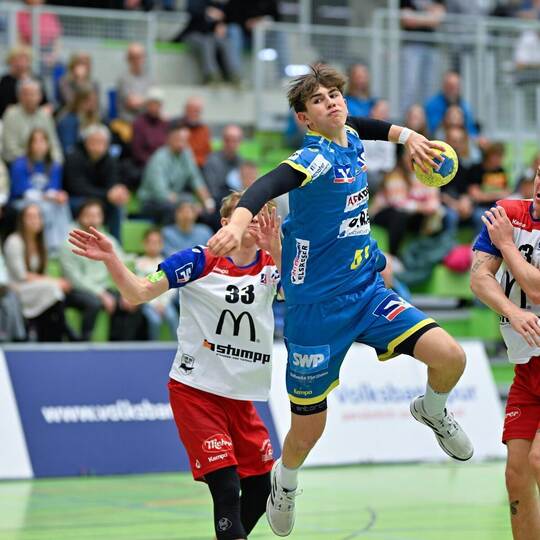 Handballer Finn Meißner verdiente sich die Einladung zu einem Lehrgang des U18-Nationalteams mit starken Leistungen für das Drit