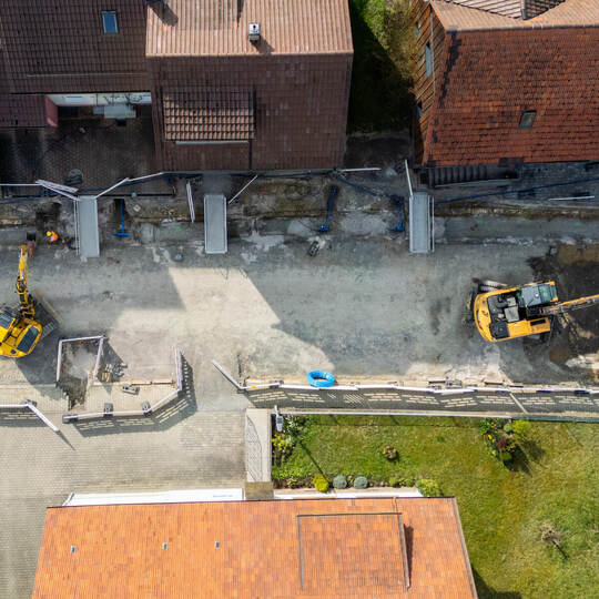 Baustelle B294 Bauschlott