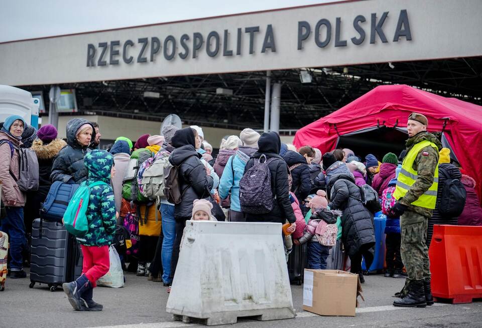 Krieg in der Ukraine - Ukraine-Flüchtlinge in Polen Krieg in der Ukraine - Ukraine-Flüchtlinge in Polen