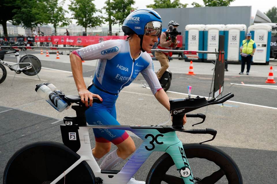 Triathletin Daniela Bleymehl