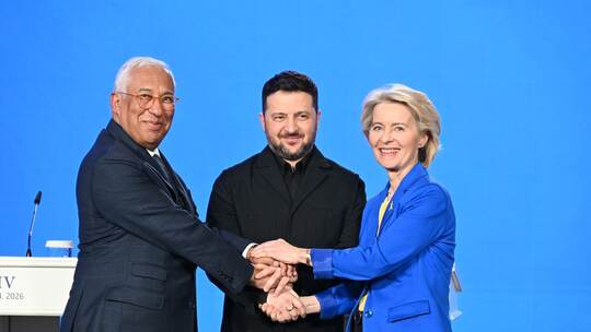 Selenskyj, von der Leyen und Costa Selenskyj, von der Leyen und Costa