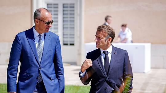 Friedrich Merz und Emmanuel Macron Friedrich Merz und Emmanuel Macron