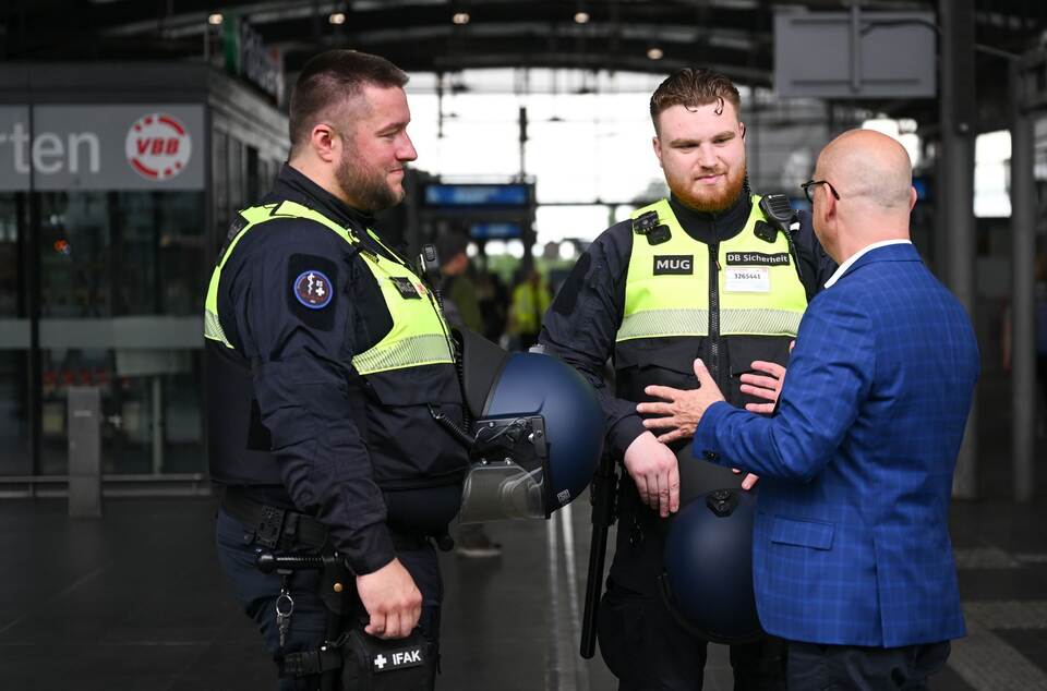Pressetermin mit DB Sicherheit