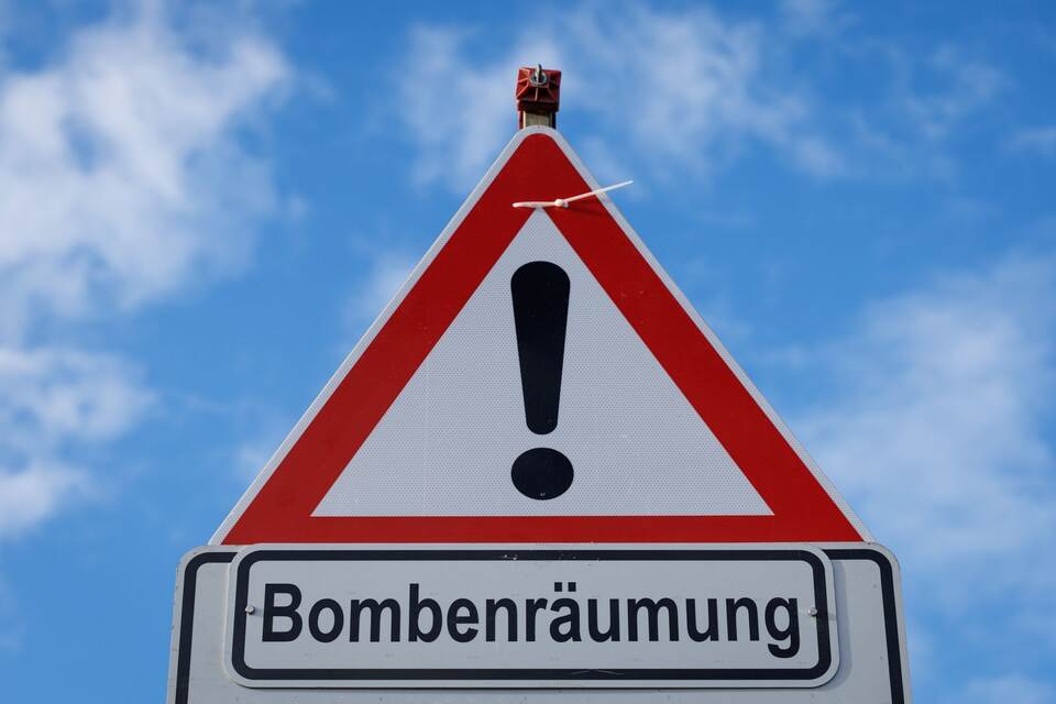 Bombenfund am Hafen