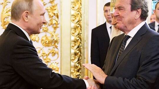 Putin und Schröder