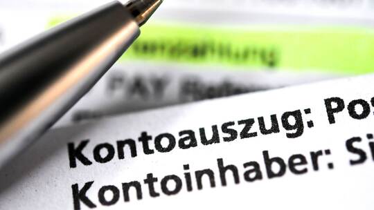 Kontoauszug Kontoauszug
