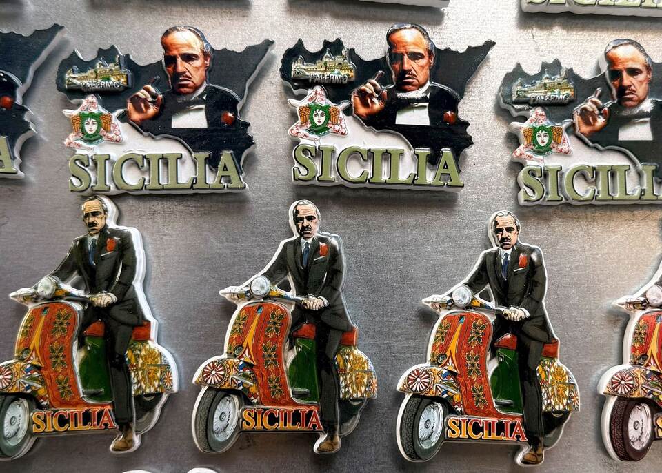 Mafia-Souvenirs auf Sizilien Mafia-Souvenirs auf Sizilien