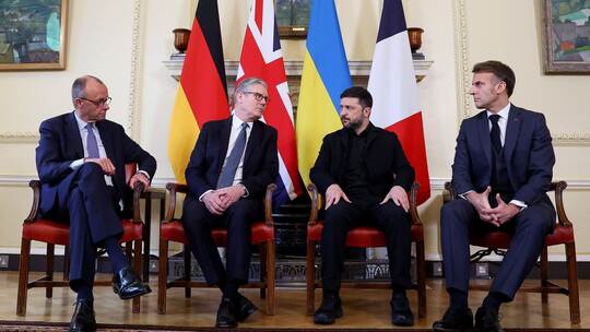 Beratungen mit europäischen Partnern in London Beratungen mit europäischen Partnern in London