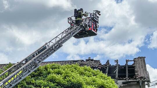 Dachstuhlbrand in Schwäbisch Gmünd