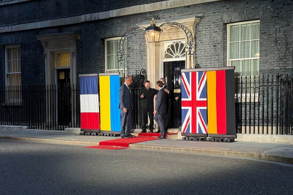 Ukraine-Krieg - Treffen von Starmer, Merz, Macron und Selenskyj