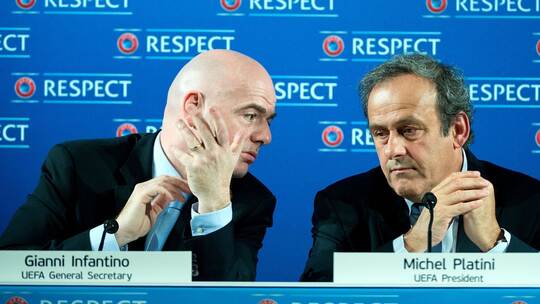 Gianni Infantino und Michel Platini
